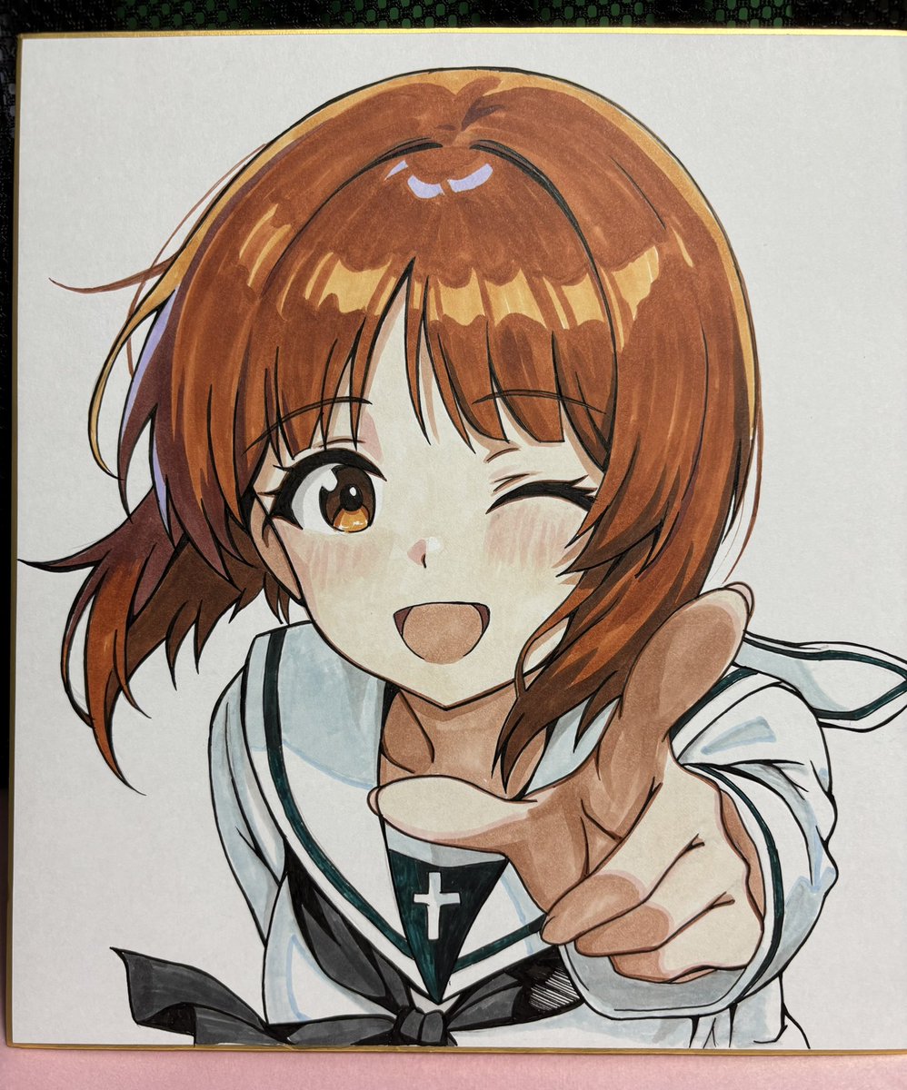 #初描きの推しと最近描いた推しを比べてみる見た人もやる
アナログ人間