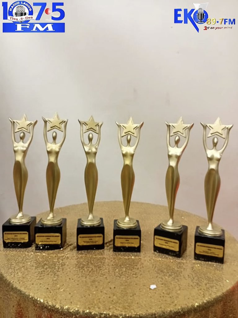 Radiolagos_1075's tweet photo. Radio Lagos and Eko FM have emerged top winners at the prestigious Nigeria Broadcasting Awards organized by the Broadcasting Organisation of Nigeria (BON), clinching victories in six different categories. https://t.co/Kp0etPtifx