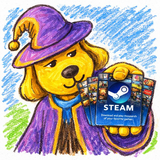 amagicmantv's tweet photo. Giving 2x Steam Games to 2x people that simply like this tweet ❤️           

Ends in 30 minutes 🕐 https://t.co/ZWmmk0VLwn