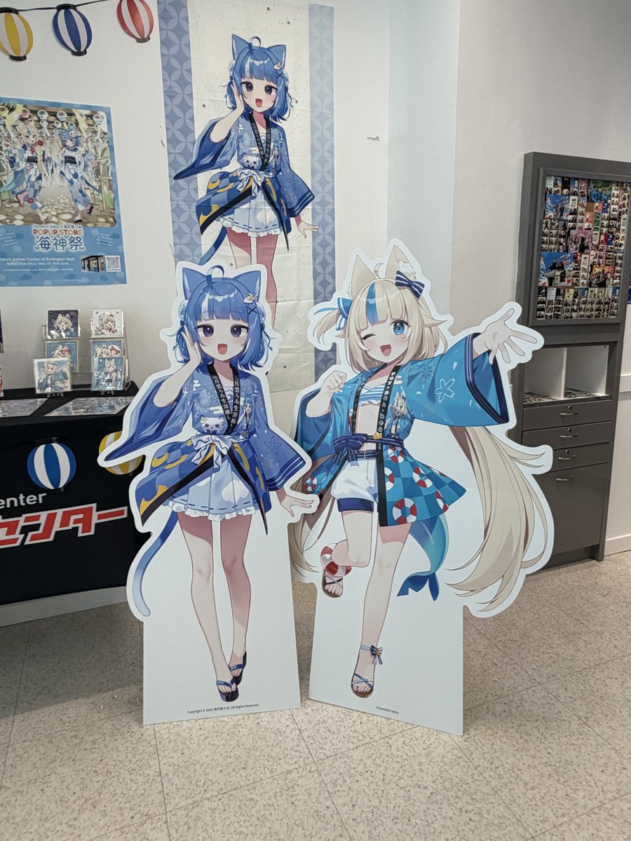 I went to the Saba Roa Kaijinsai in Tokyo Anime Center Burlington MA! It’s great to have a pop up shop like this on the east coast. Cute merch, cute displays. Made the 6 hour road trip worth it. #samekosaba #海月雲ろあ