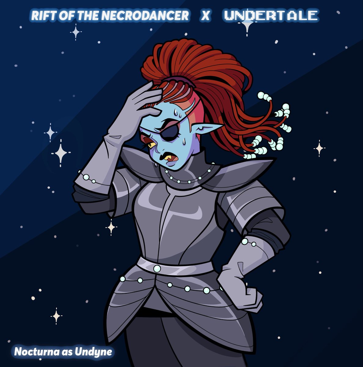 ChaiB33's tweet photo. NOCTURNA in UNDYNE cosplay for @BYG_Vancouver โs #ROTN X #undertale collab!
Initial concepts by @piper_tonic, doing poorly and doing well pose by me <3 https://t.co/dIQqp9Mjma
