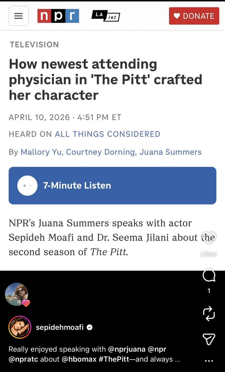 Sepideh Moafi Updates tweet media