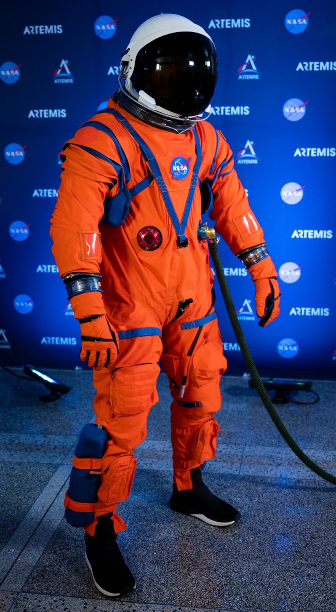 airandspace's tweet image. As the Artemis II astronauts prepare for tonight’s splashdown, learn how NASA blends decades of spaceflight history with a new design in the Orion Crew Survival System Suit. Read the new blog now: s.si.edu/4t4wDOx