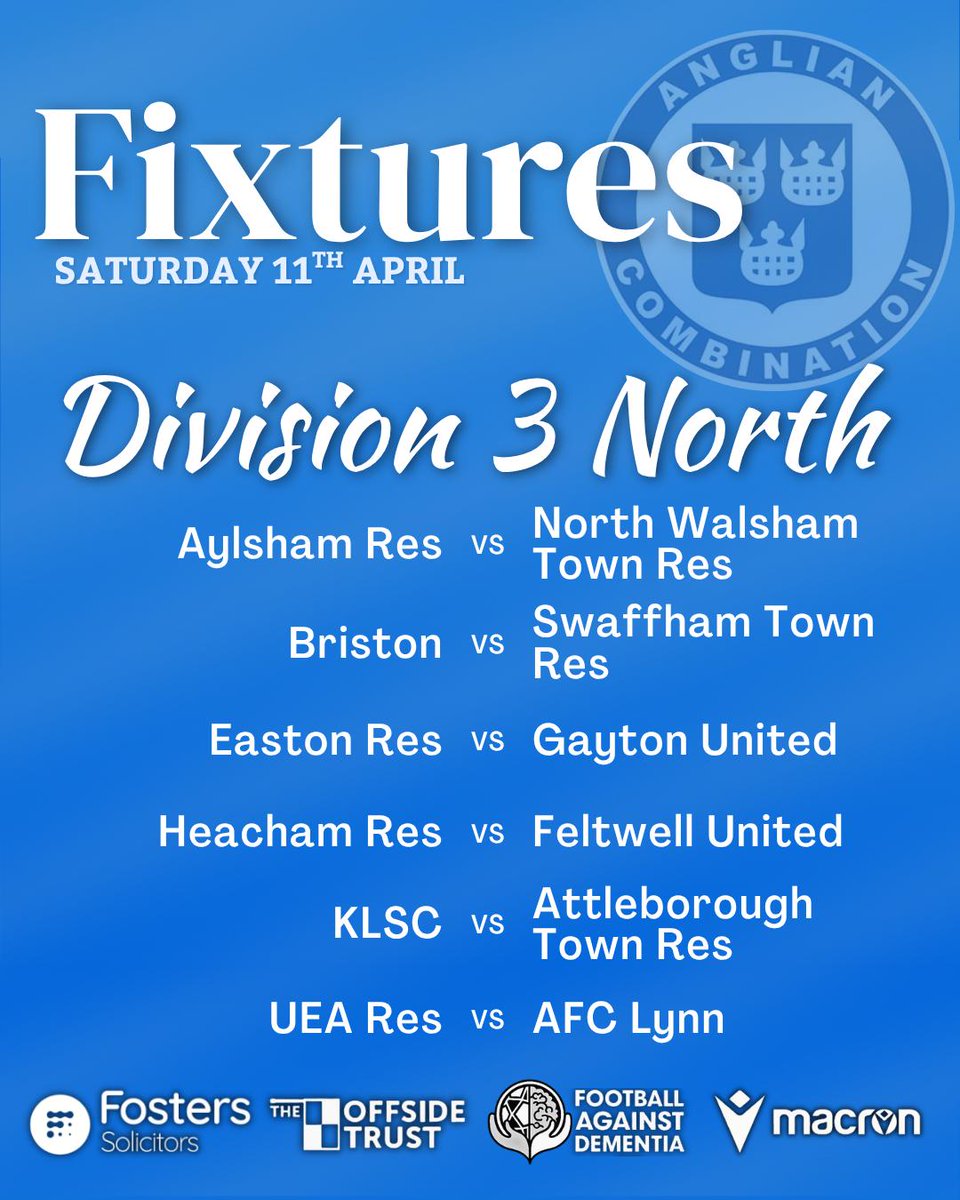 AnglianCom's tweet photo. League action returns today with massive stakes across the board. From title deciders and promotion scraps to the desperate fight for survival, every fixture matters. https://t.co/JBfkuVaTkd