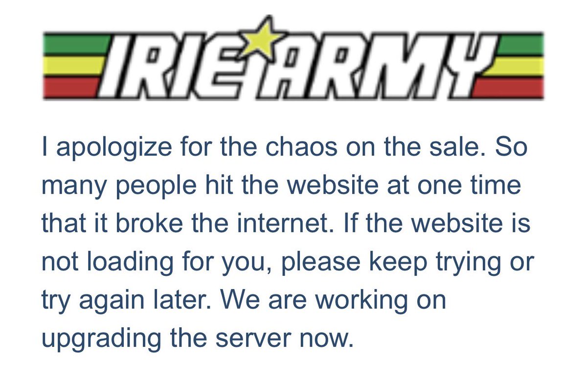 Don’t give up! 
iriedirect.com