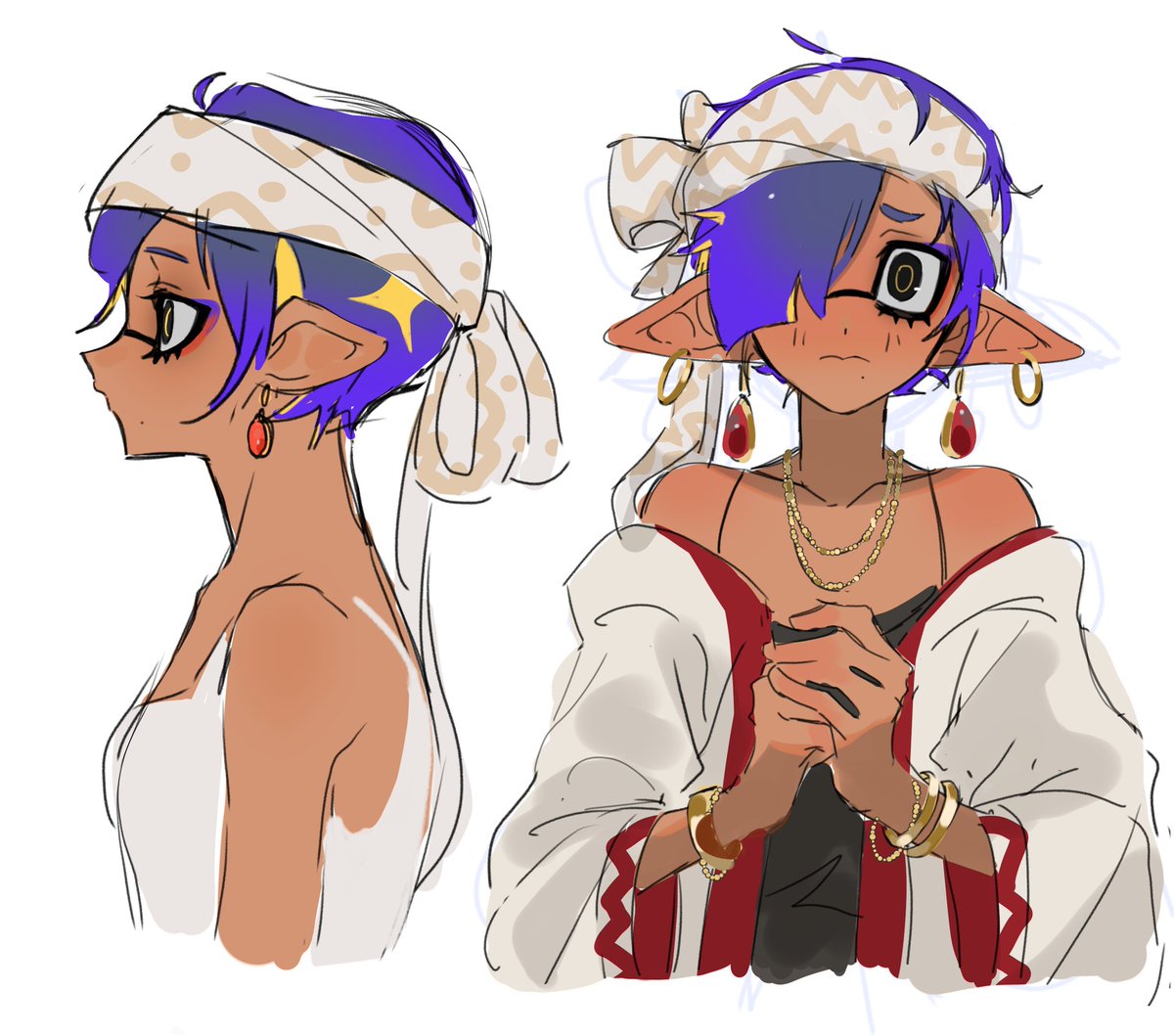 zer_skd's tweet photo. Old concept of my OC Nerina that I still like https://t.co/GGci1tHD4X