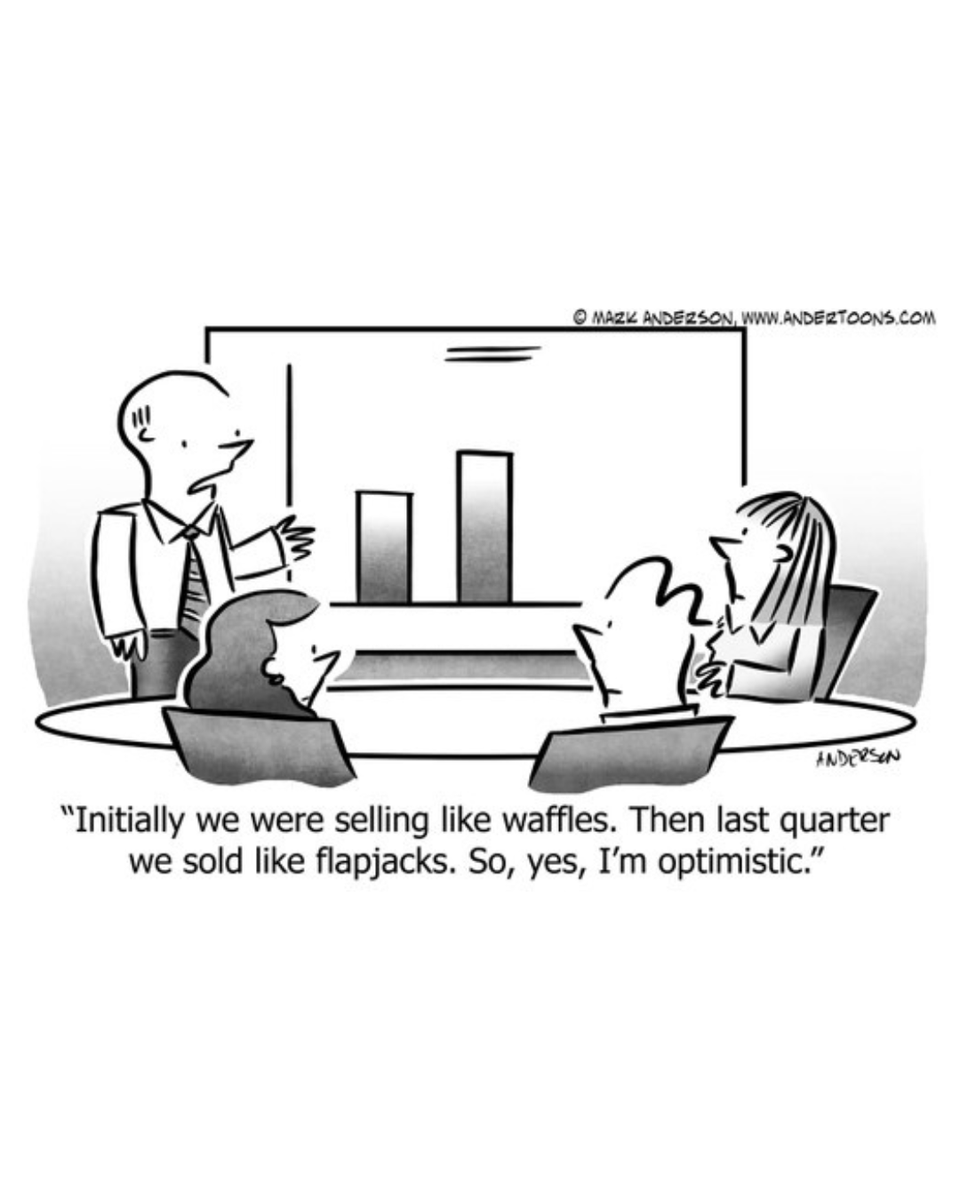 WayneVoogd's tweet image. Another Funny Friday Post - When the sales story starts sweet… then turns a little soggy  Still calling it a win! 

 If you enjoyed the cartoon and thought it was funny, please hit the “Like” button.

 #entrepreneurship #management #businesshumor