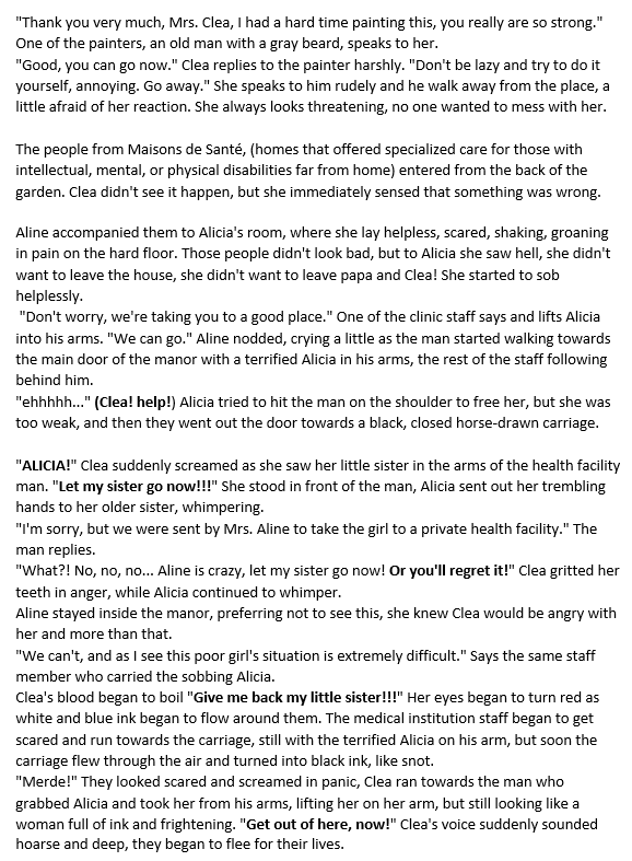 JasinyTops's tweet image. Continuation of the Clea and Alicia fanfic ("My Sister is Disabled")

This time there's more action, Aline does something dramatic that makes Clea show her badass side when she protecting Alicia, and there's also a new plot direction. Enjoy!