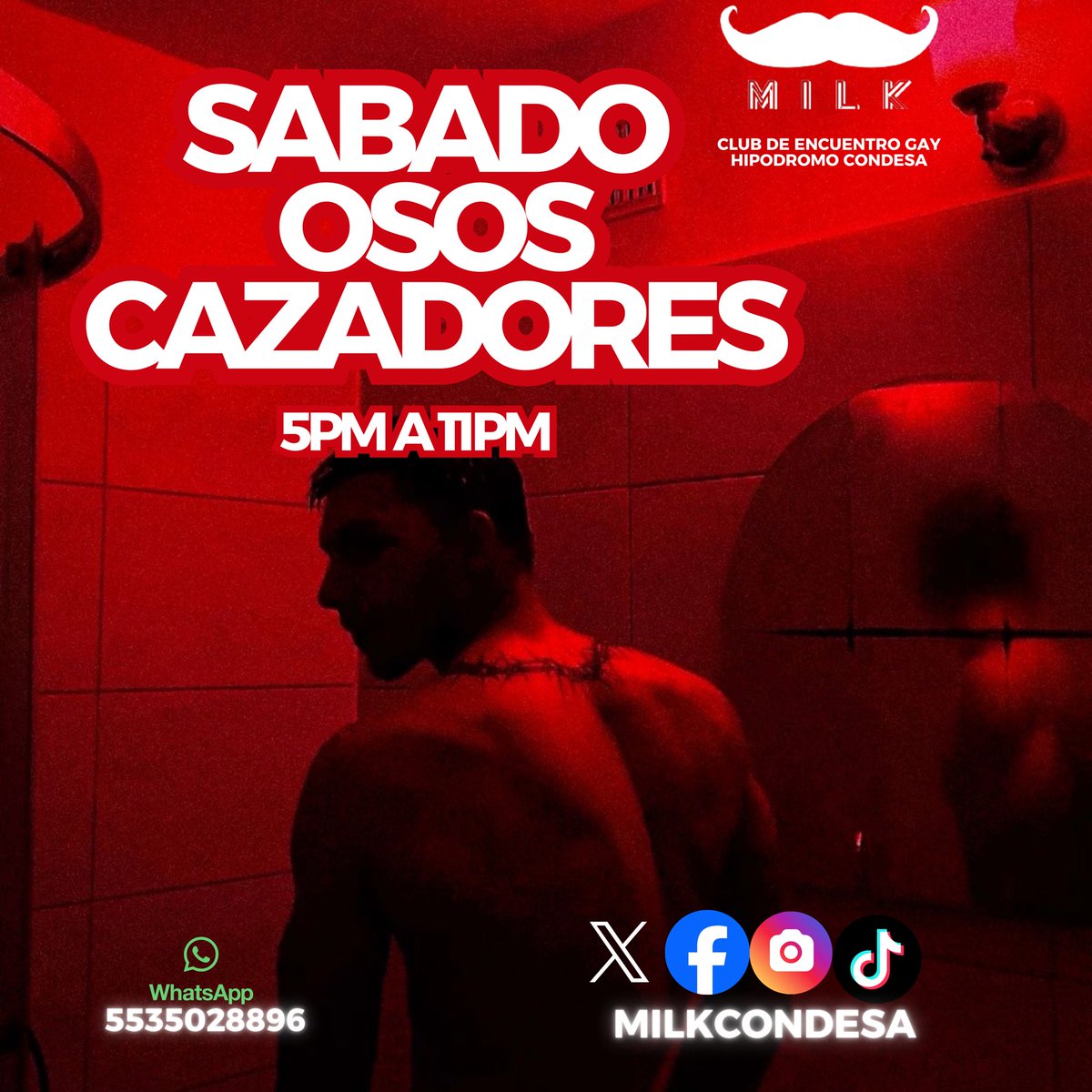 MilkCondesa's tweet photo. SÁBADO 11 DE ABRIL
DOBLE FIESTA

5 PM- 11 PM
10 PM- 6:3O AM

REPOSTEA, ENVÍA CAPTURA POR DM Y PARTICIPA POR UNA CORTESÍA https://t.co/BN7EMUGA9Y