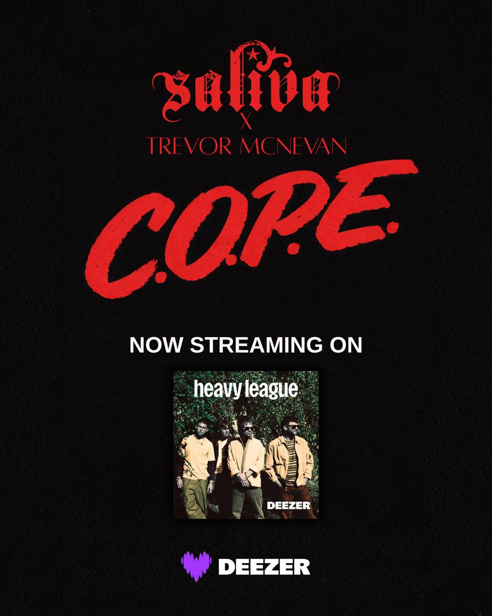 JudgeJuryMusic's tweet photo. Thank you @deezer for adding Cope 🤘

Heavy League ⬇️🎧
https://t.co/jVXrwpy48B https://t.co/kwZkcSVTEr