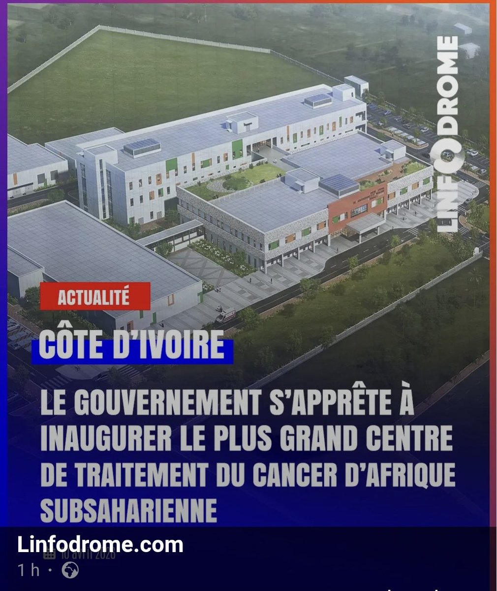 DrNoumory's tweet image. Le gouvernement #CIV 225 🇨🇮 progresse dans le renforcement de son système de santé. Le 9 avril 2026, le ministre Pierre Dimba a inspecté le chantier du Centre national de radiothérapie et d'oncologie médicale (CNROM) de Grand-Bassam. 
Ce centre, avec plus de 200 lits, proposera