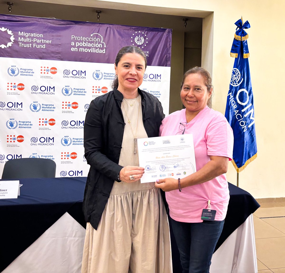 OIM El Salvador tweet media