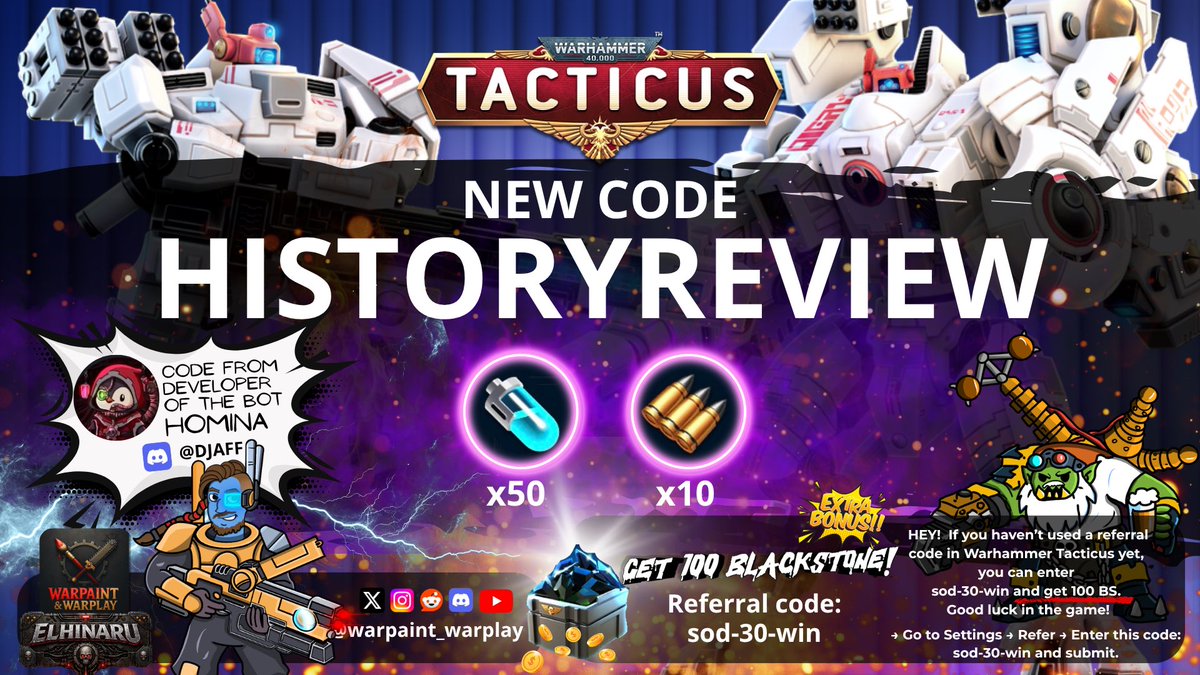 Warhammer Tacticus. Warpaint_Warplay by ELHINARU tweet media