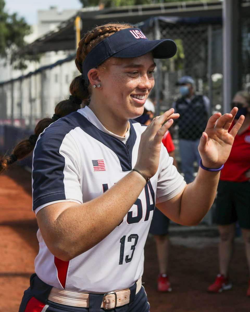 USASoftballJWNT's tweet photo. 𝗧𝗵𝗲𝗻 ➡️ 𝗡𝗼𝘄: 𝑴𝒆𝒈𝒂𝒏 𝑮𝒓𝒂𝒏𝒕

A member of the 𝟐𝟎𝟐𝟏 𝐉𝐖𝐍𝐓 and now a standout at UCLA 🤩

#RedWhiteAndCollege | @NCAASoftball https://t.co/TWULqjX4DN
