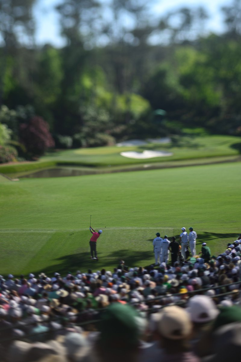 TheMasters's tweet image. An exciting display in front of the Friday patrons. #themasters