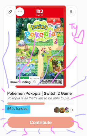 OKAY IM CRYING AGAIN , thank you guys for all your support 😭💖

An amazing kind soul just bumped my pokopia all the way to 56% 🥹 🌷 I cannot express how grateful I am

🍀✨ throne.com/berryvee

PLEASE POST YOUR THRONES &amp; GOALS BELOW, I'M STILL RT-ING!! 🌷⬇️⬇️