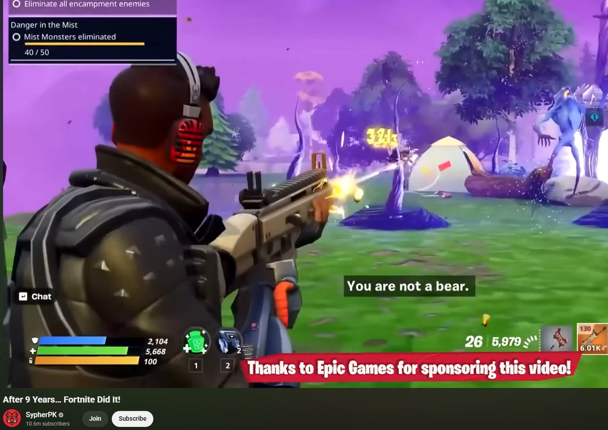 SouthieFromSTW1's tweet image. Since Epic has sponsored Sypher, a big FNBR streamer, and has sponsored a previous STW ytber, could this mean they might sponsor the other big streamers / YTbers with the release of STW f2p 🤔🤔?

I can't imagine NickEH30 having to play STW on stream 💀💀💀