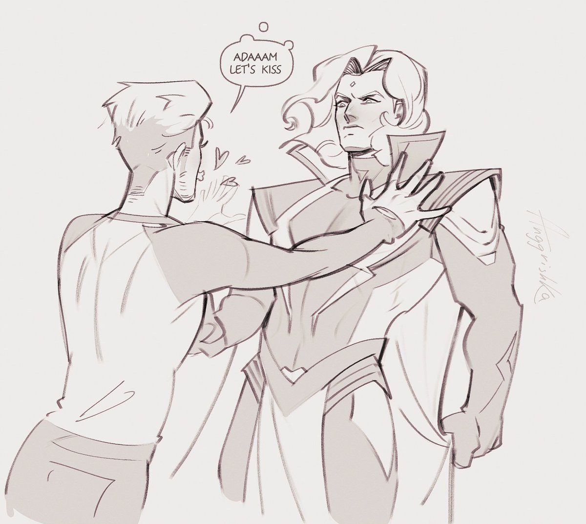 Anggrishka's tweet image. no.
#quillock #PeterQuill #AdamWarlock #StarLord #GOTG #GOTGgame