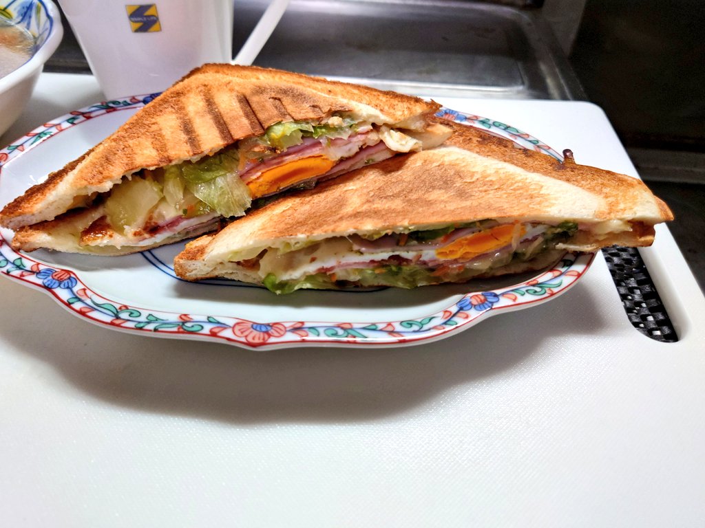 お休みの日の朝ごはん