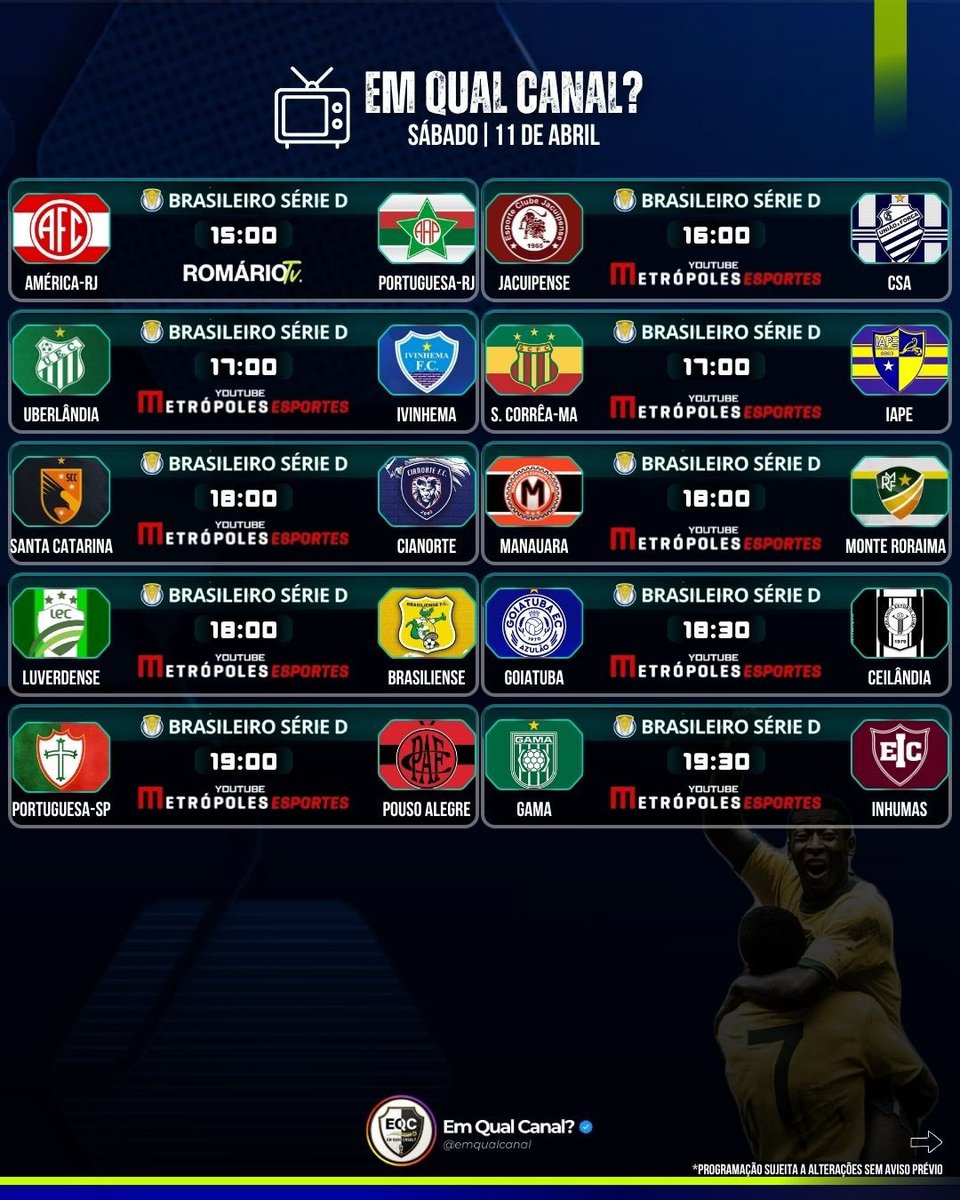 Em Qual Canal? tweet media