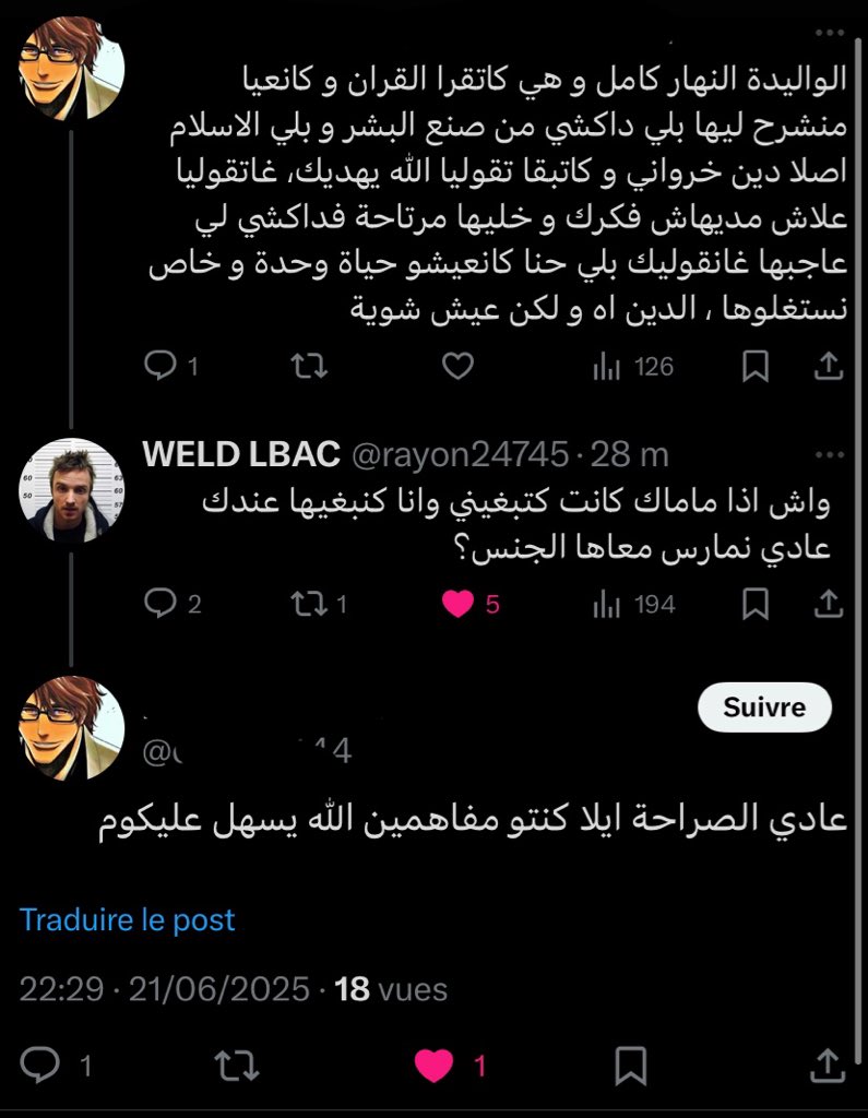 TALI3A 3LA LMOLHIDIN tweet media