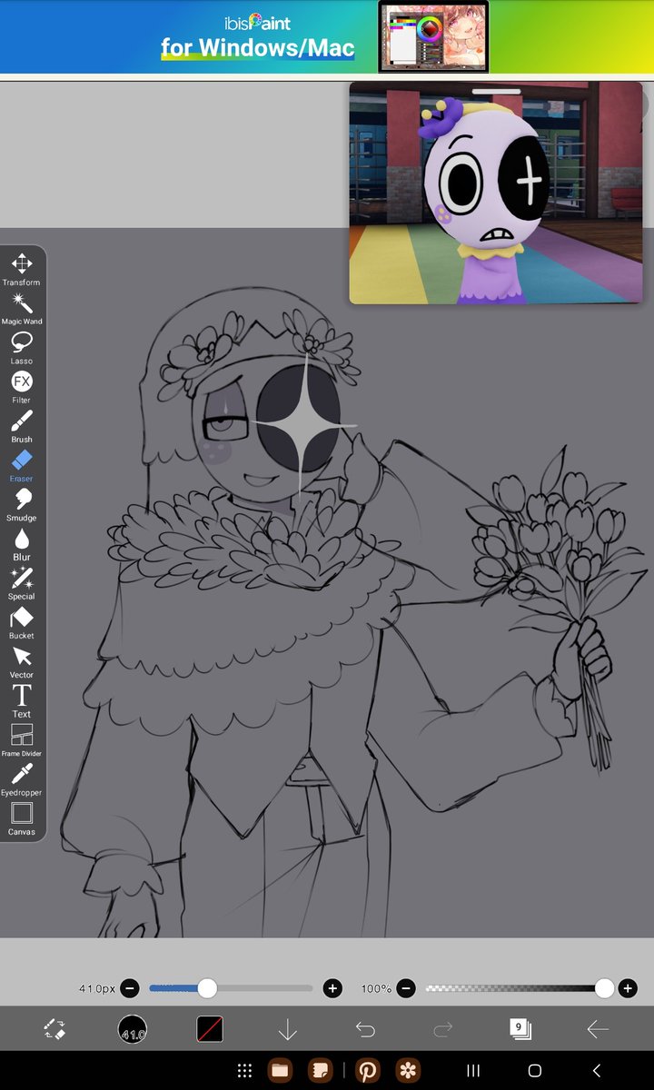 Purple flower Astro