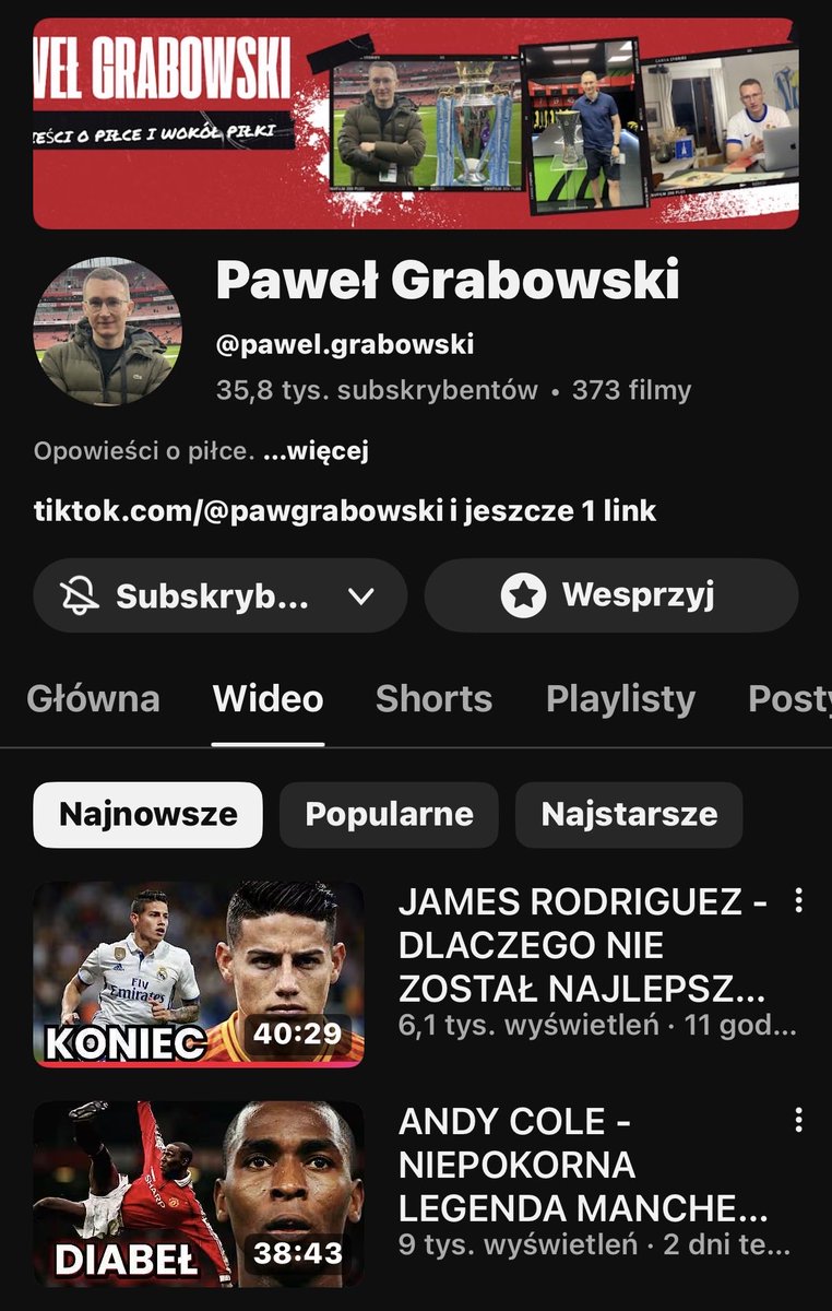 Wojtek30's tweet photo. za mało mówi się o tym kanale, dzisiaj pochłonąłem z 7 jego filmików i kazdemu bym polecił https://t.co/CKLo1i1z7W