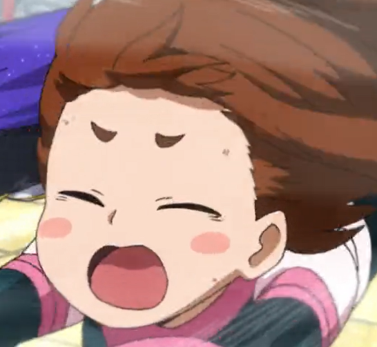 no se por que pero me hizo mucha gracia esta cara de ochako XD