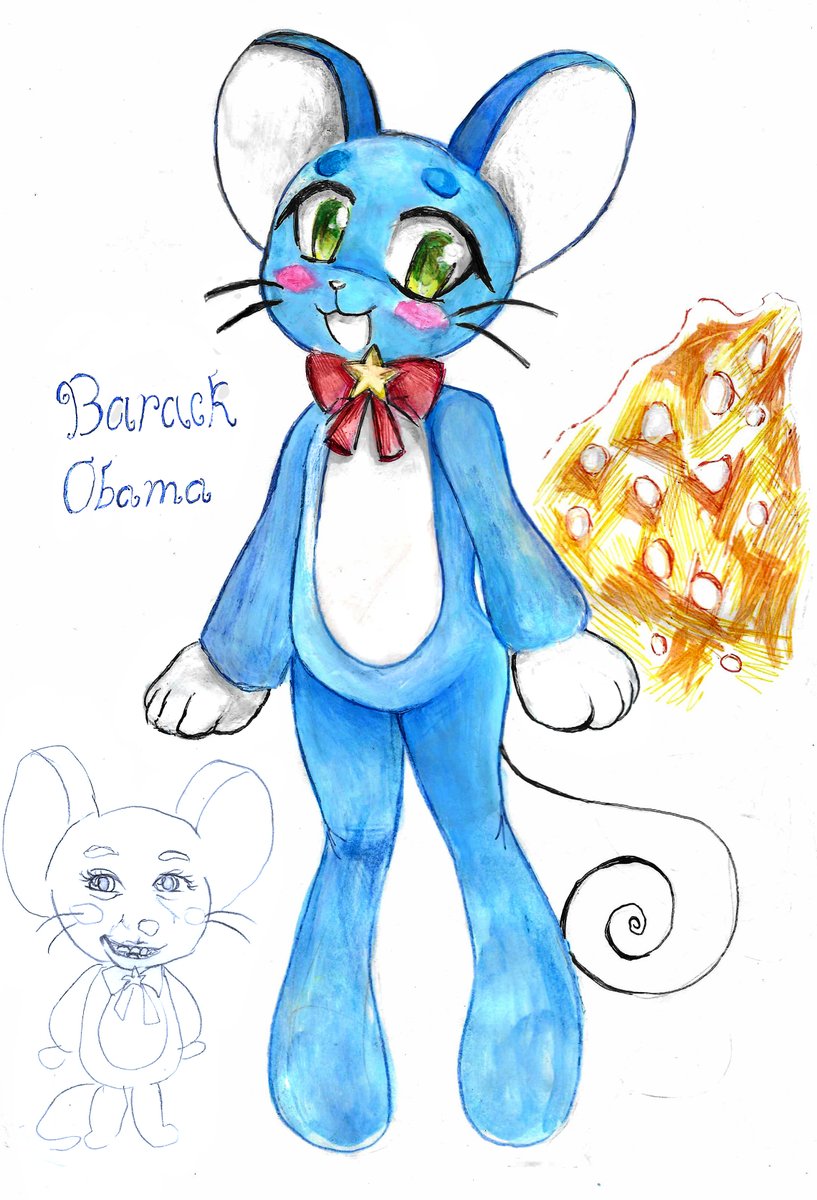 Hello this is my fren's mousey mascot #anthroart #furryart