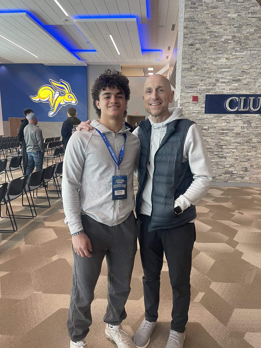 WindlanHall's tweet photo. Thanks Coach @Coach_Bergy for having me out on the junior day! https://t.co/xGw9kPXuDq