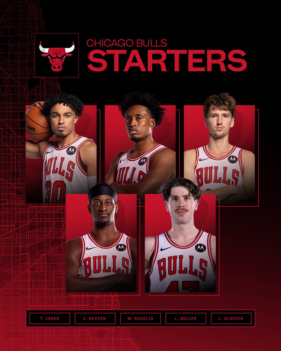 chicagobulls's tweet photo. Lachlan Olbrich makes his first NBA start tonight vs. Orlando.

Stream ➡️ https://t.co/dLgvAjeEdl https://t.co/Xm5f5m3dlX