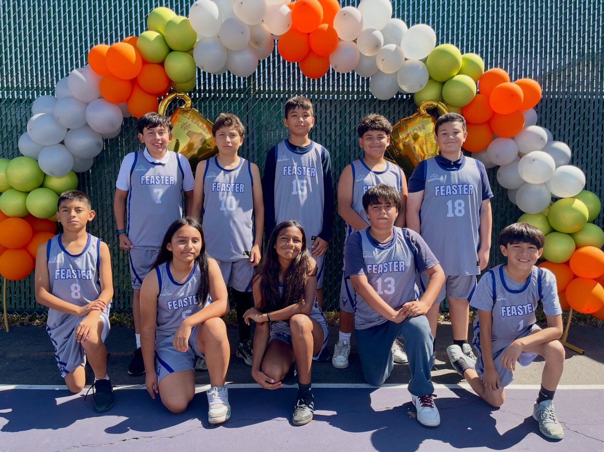 FeasterCharter's tweet photo. Weekly Highlights for Week 30: 4/6/26 - 4/10/26
🏀 4th-6th Basketball Team Picture (📸Coach Celeste) 
⚽️ 1st-3rd Soccer Game (📸Mrs. Rivaldi)
🎟️ Shrek Jr Musical Theater
🎓 6th &amp; 8th Promotion Pictures
🫧 5th Grade Field Day - Attendance Winners  (📸Mrs. Haro) https://t.co/QmcdBq60gP