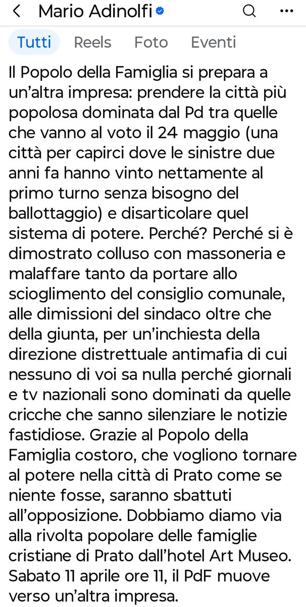 Il Popolo della Famiglia tweet media