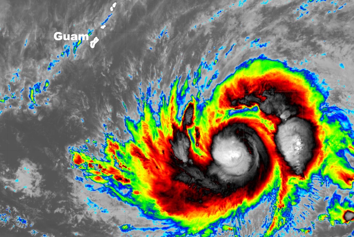 iCyclone's tweet image. Typhoon season is off to an early start. #SINLAKU is festering over Western Pacific, &amp;amp; it will strengthen as it heads NW. Latest official forecasts from both JMA &amp;amp; JTWC bring it to US territory of #Guam as strong #typhoon Tuesday. Time to prepare!
