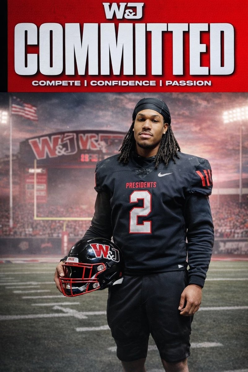 ljones4142's tweet photo. Decision Day ✨️He chose Washington &amp; Jefferson! 💥A great school for both academics and athletics!🤩He said it felt like the BEST fit for him. 🌟💯Congrats Son!🎉 I’m beyond proud of you and so excited for the incredible journey ahead. ❤️‍🔥Let’s go Presidents!!! ❤️🖤 @571_tonio https://t.co/iTlsdhuRmZ