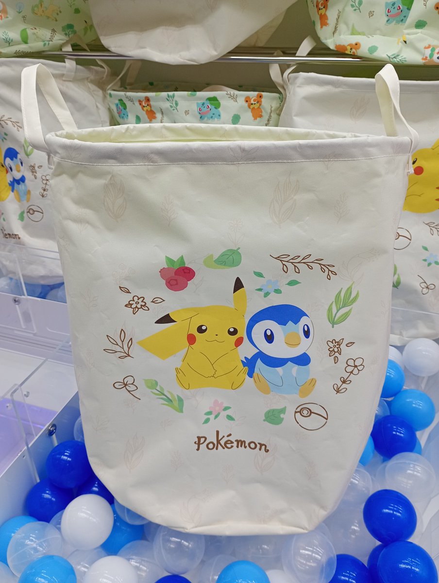 新景品情報】 #ポケットモンスター プラチナムザッカランドリーバッグ