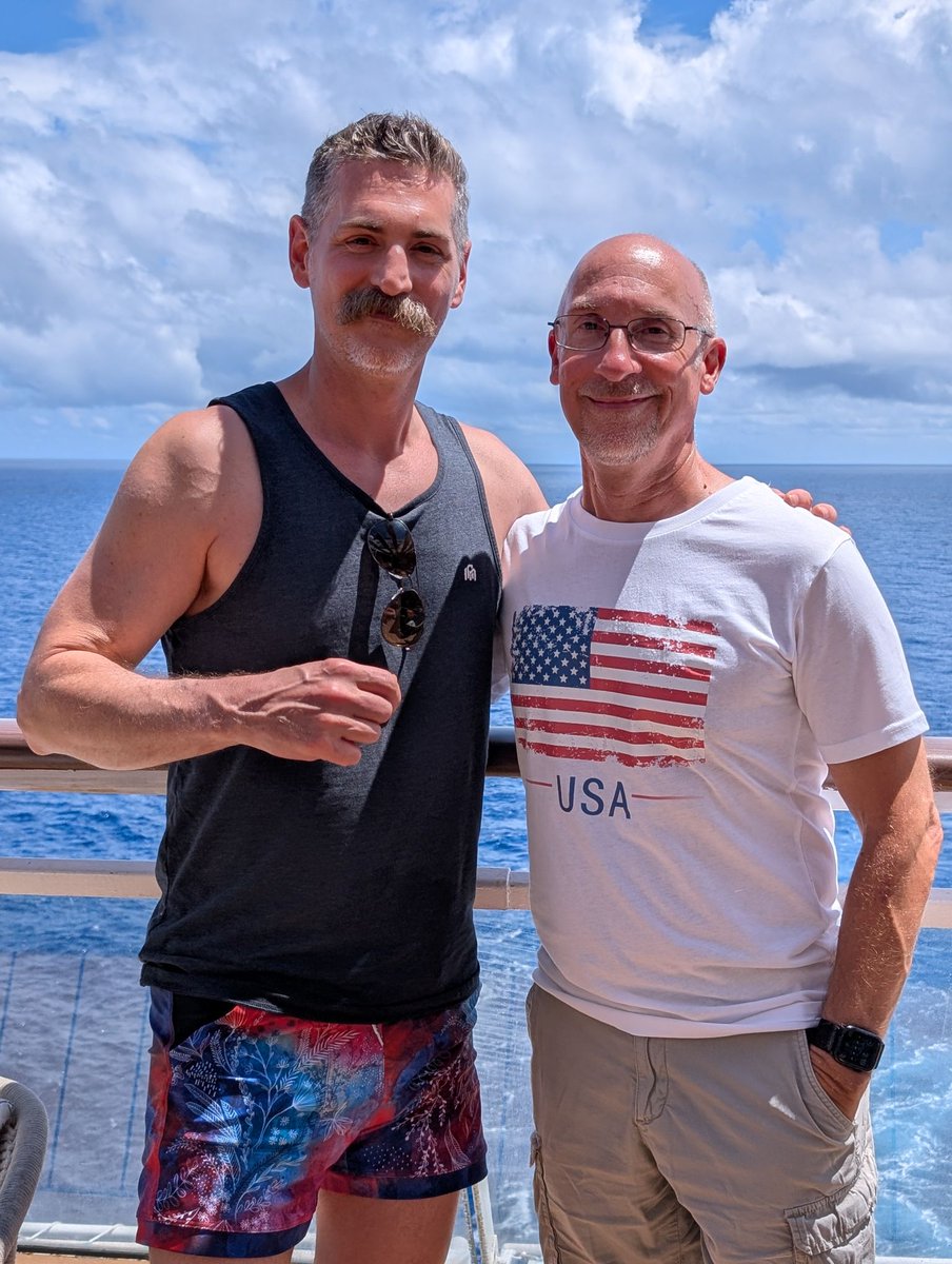itsthebartman's tweet image. The inaugural Right-of-Center Gay Cruise was a success with 300 fantastic homocon men and women on board. Best of all, I got to spend quality time with some of my favorite X mutuals: @RonFL67 @ACatWillEatYou @773tom79