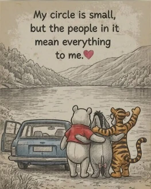 lamha_sood's tweet photo. A small circle isn’t a limitation, it’s a filter—only the real ones make it through. And those few? They mean everything ❤️
#InnerCircle #QualityOverQuantity #KeepItReal #RealOnes #MeaningfulConnections #CircleOfTrust #LessButBetter #GratefulHeart https://t.co/ZffrbL6TLR
