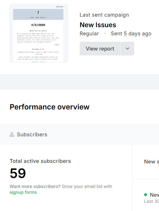 Exclamation Mark Lit - Submissions open! tweet media