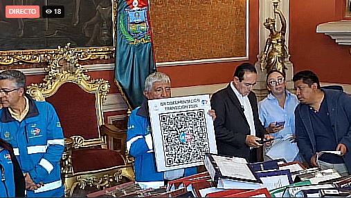 Arias esta pidiendo aportes por QR para financiar sus farras cuando deje de ser alcalde. 🤣