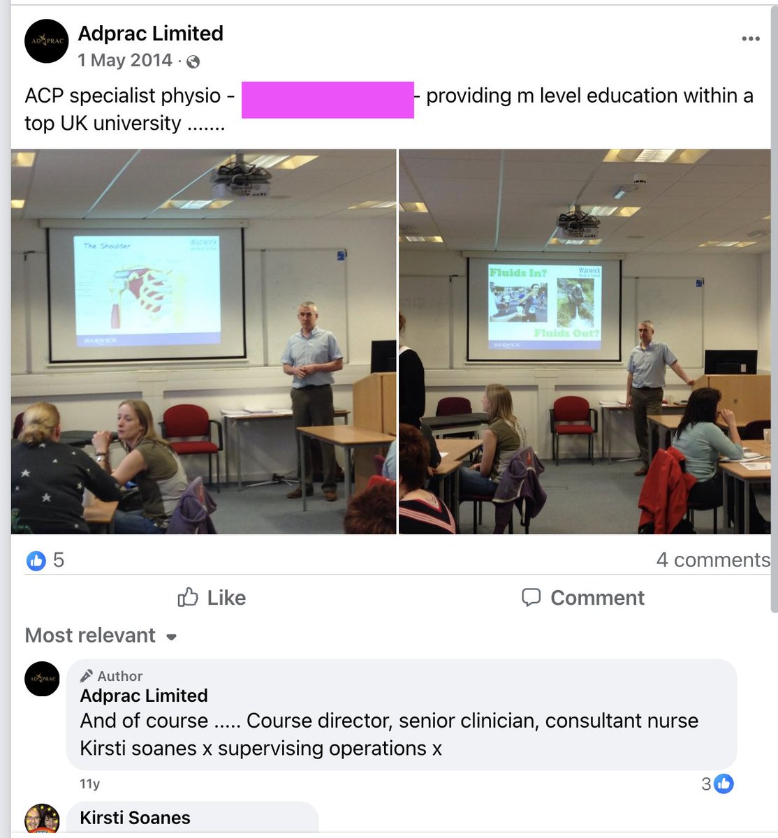 kcisc's tweet image. Links to Adprac.  
IYKYK
2014... 'ACP'