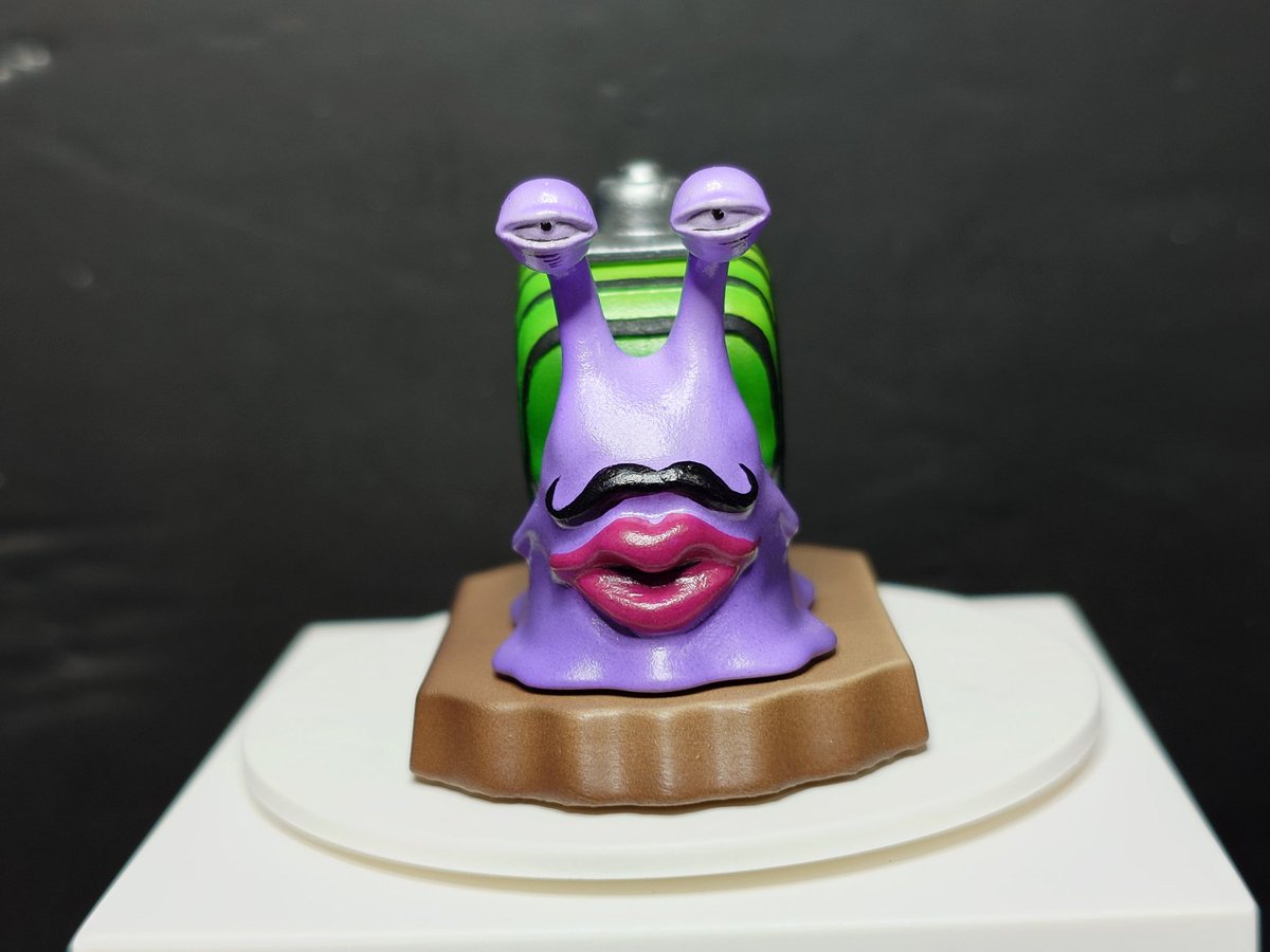 #自作造形
Mr．3 ＃電伝虫  完成✨✨😆

かつて発売されていたメタルチャームシリーズの立体化😆 これで全シリーズ製作しました

今後は 気に入ったキャラを追加していこう😄