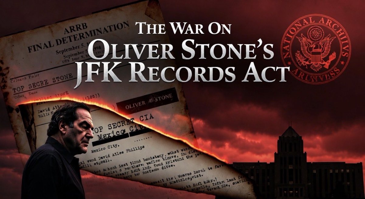 JFKChokeholds's tweet photo. Thanks @jeffcrouere and Ringside Politics @wgso990am for having @MarkAdamczyk5 &amp; @Andrew_Iler on to talk about their new article “The War On Oliver Stone’s JFK Records Act”.

Link below. 
https://t.co/MEM3mipxOl https://t.co/HyrV8nVAOz