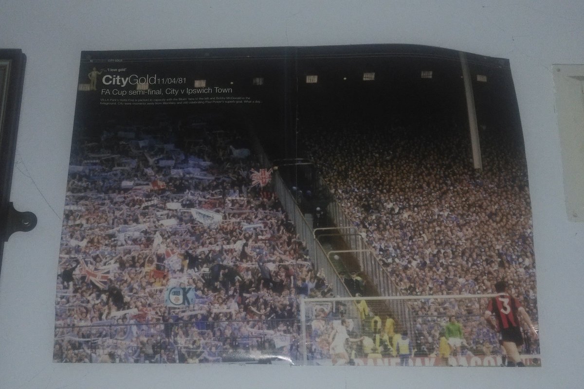 mcfcsince1894's tweet photo. On this day, exactly 45 years ago - @ManCity 1 @IpswichTown 0 #FACSF #VillaPark - what a day that was! Where were you inside or locked outside that afternoon?Holte End for me about half way up - no prizes for guessing which side of the segregation we're on 😉👍🙏💙⚽ #mcfc #Ctwd https://t.co/7iJxt9XQOw