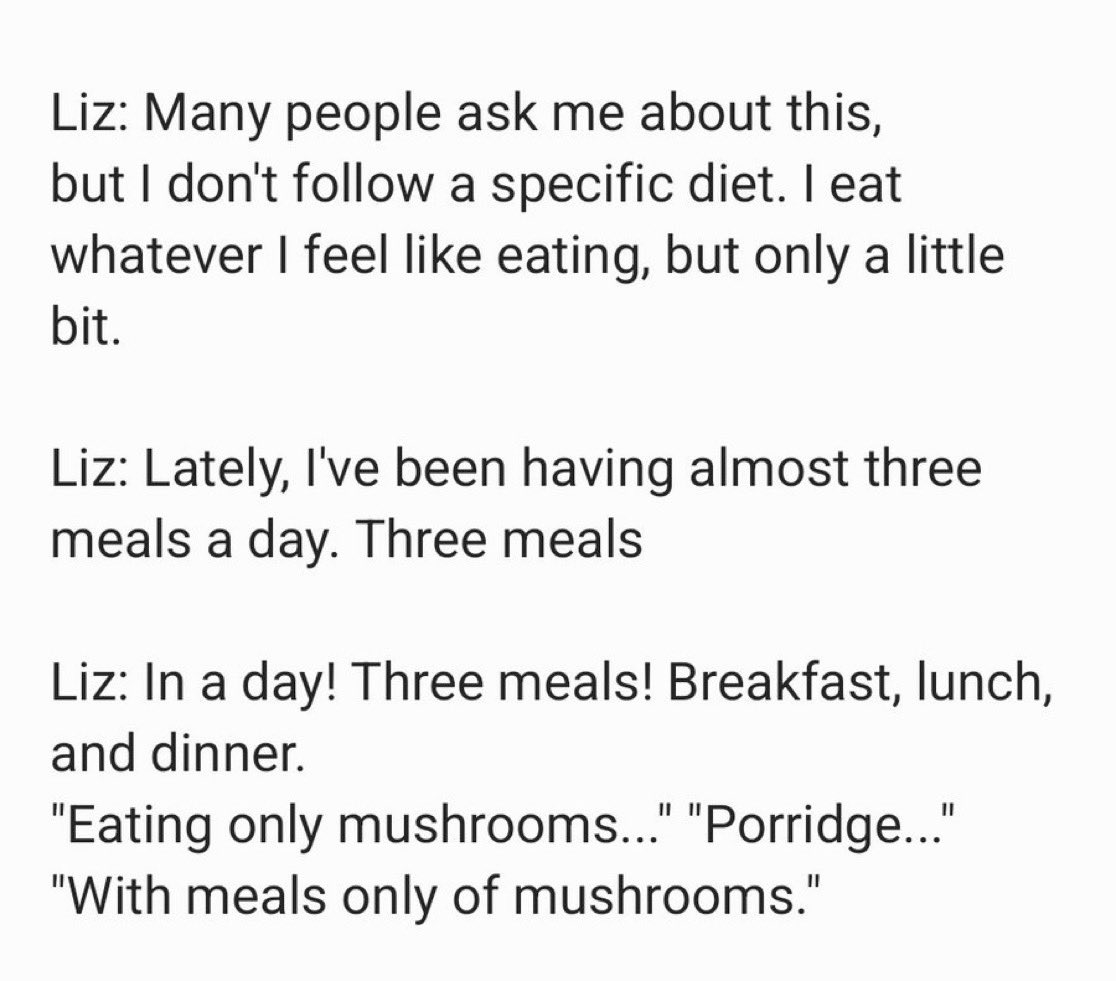 celinasdiaryy's tweet photo. Damn only mushroom as a meal? https://t.co/xoIilfXV5X