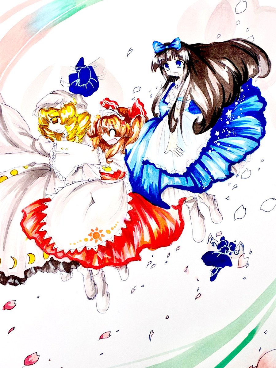 春なので三妖精のルナチャイルド・サニーミルク・スターサファイアを描いた!!!!!!!!!!
実は初めてプレイした原作が妖精大戦争なんです……
 #東方project
 #ルナチャイルド    #サニーミルク
 #スターサファイア
 #妖精大戦争    #東方三月精