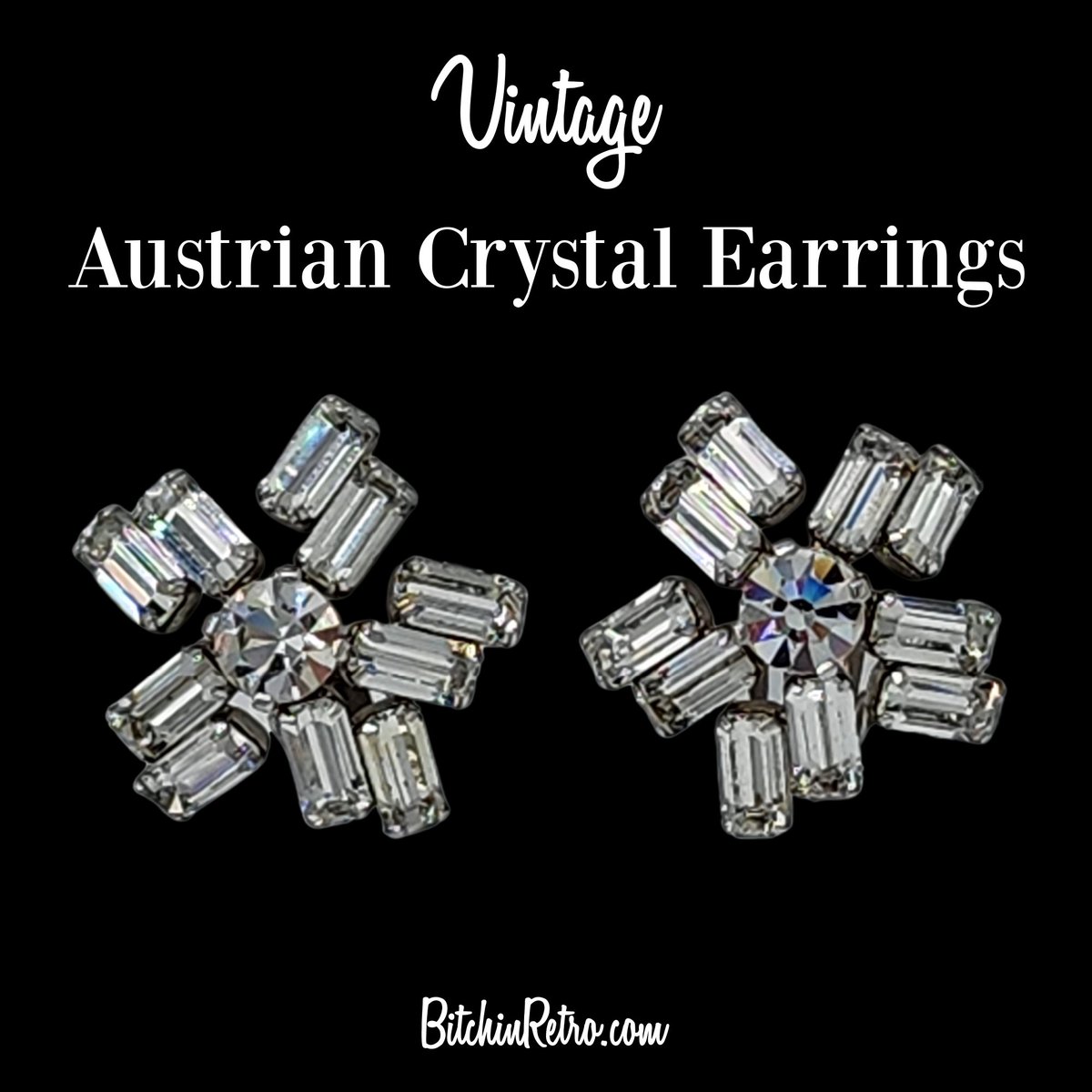 RetroCEO's tweet image. Wear a little #vintage Vienna with these stunning signed #AustrianCrystal earrings. A classic design with beautiful shine, these earrings are the perfect way to add sparkle to your look.

#vintagestyle #vintageearrings #vintagebling #giftsforher #iwant

bitchinretro.com/products/vinta…