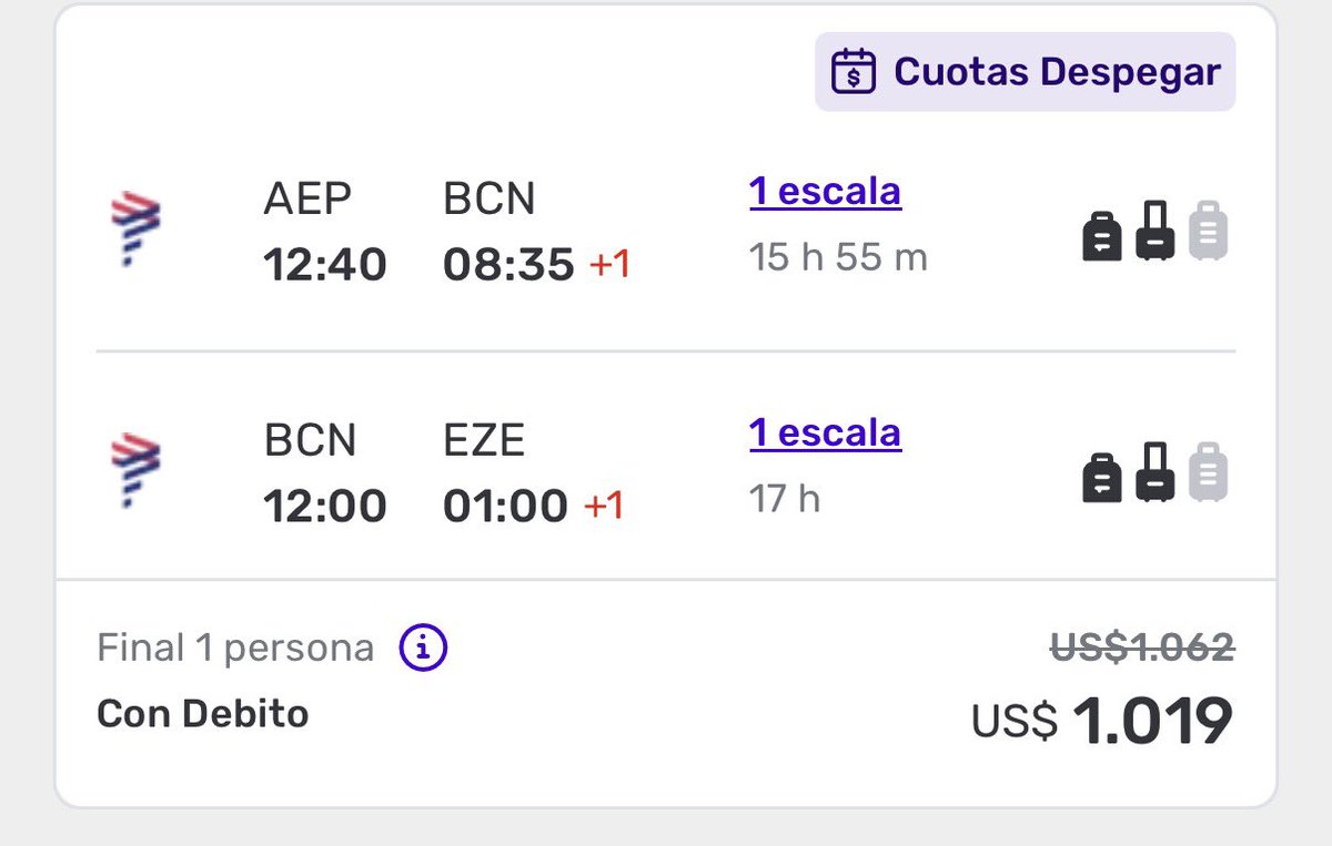 Seba - El chico de las millas ✈️ tweet media