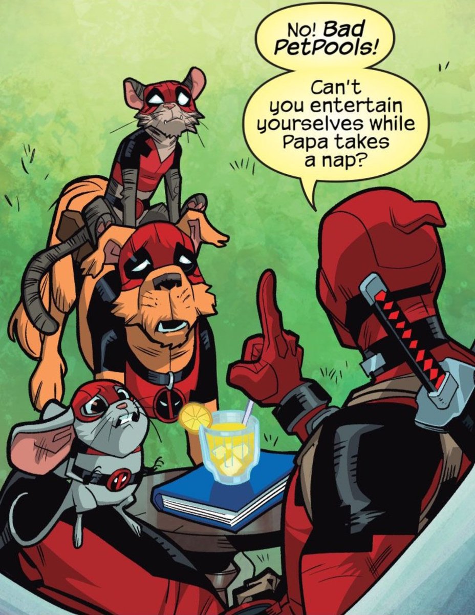 TheDeadpoolian's tweet image. Shhh... he's eepy... #Deadpool

Marvel Mutts Infinity Comic #23
