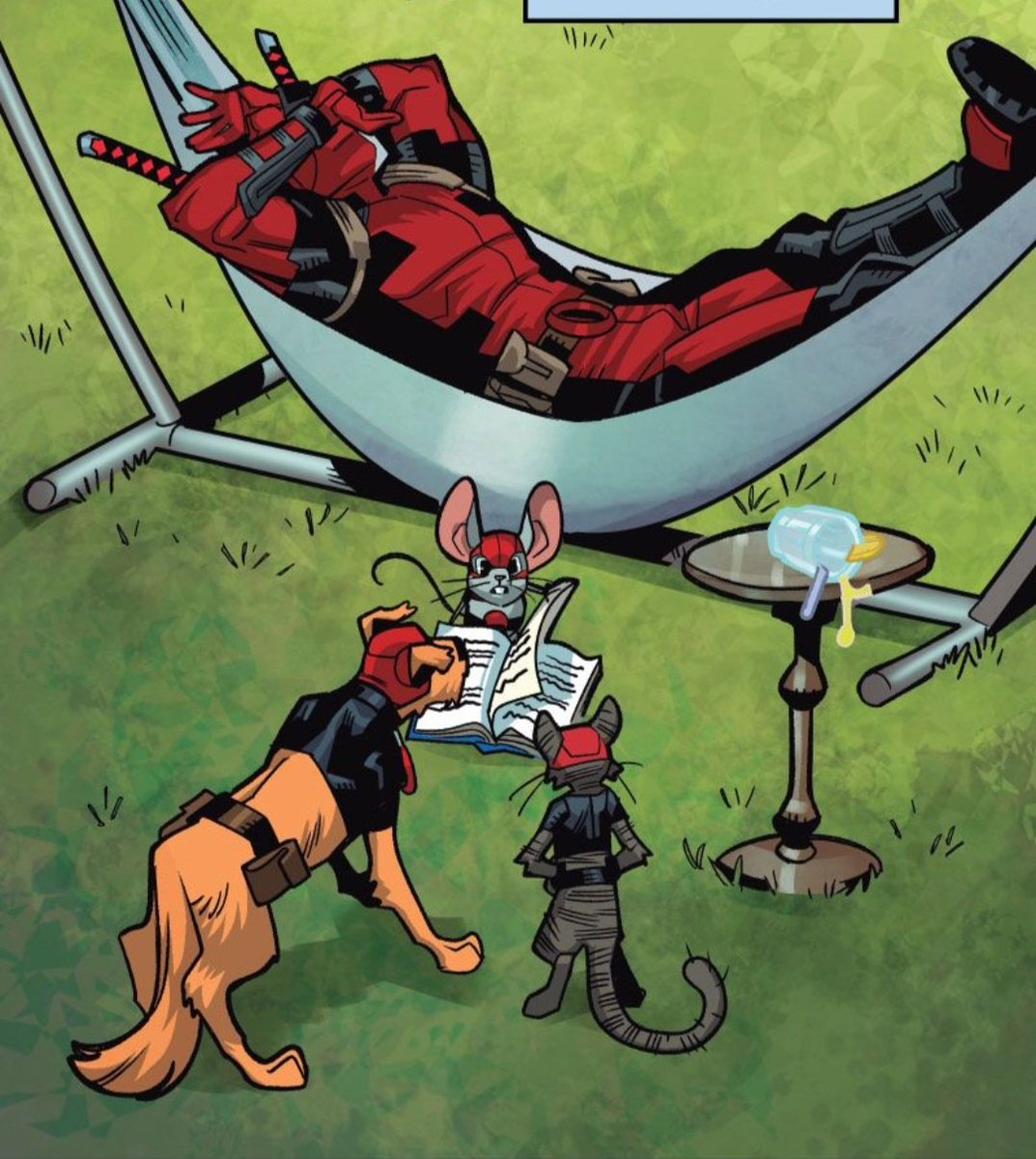 TheDeadpoolian's tweet image. Shhh... he's eepy... #Deadpool

Marvel Mutts Infinity Comic #23
